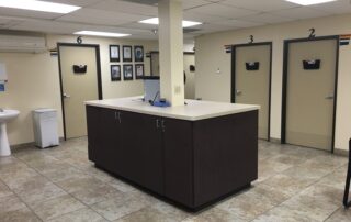las vegas allergy doctor office interior of nurses station