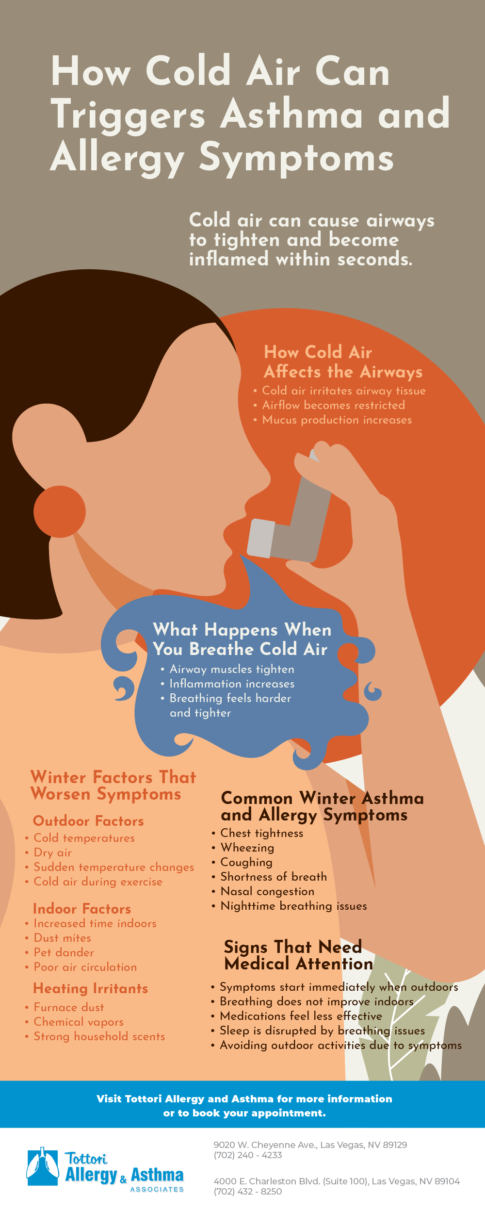 How Cold Air Triggers Asthma and Allergy Symptoms
