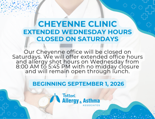 Cheyenne Clinic Saturday Hours Ending September 1 – Expanded Wednesday Hours Now Available